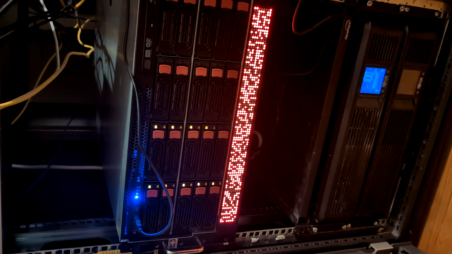 1U Rack mount WOPR LEDs Enclosure