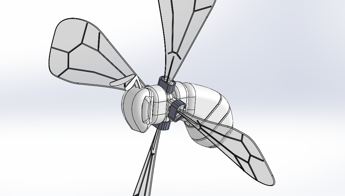 3D Printed Bee, a Whirligig. Garden gadgets – STL Files.