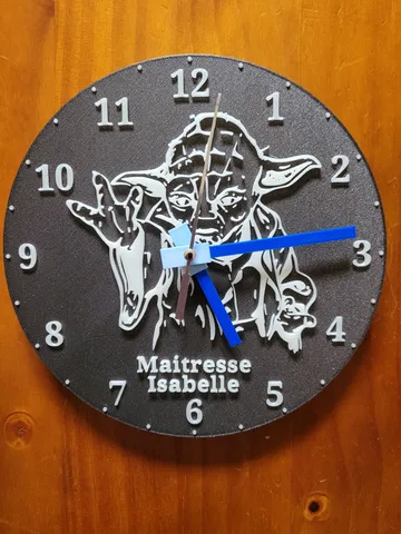 Horloge maitre Yoda