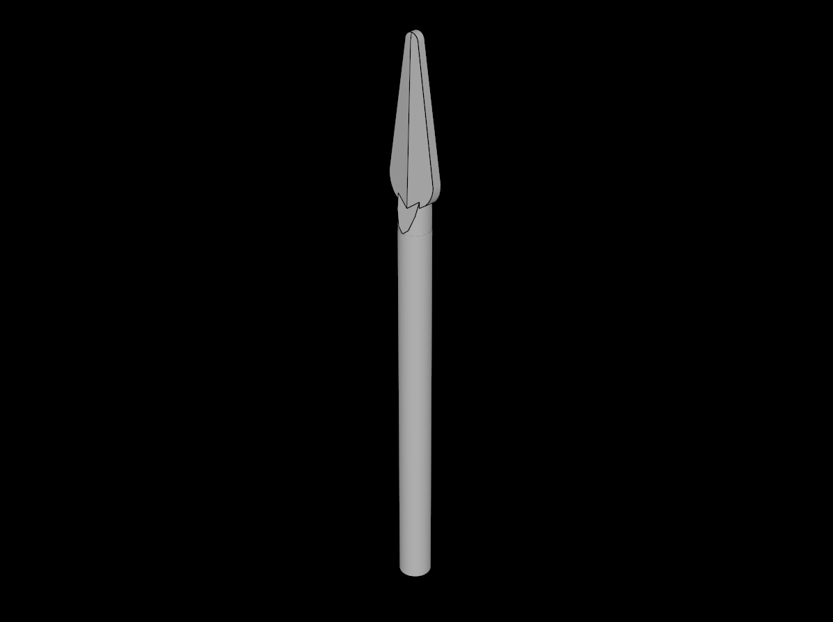 Lego Compatible (93789.dat) Minifig Spear with Flat End