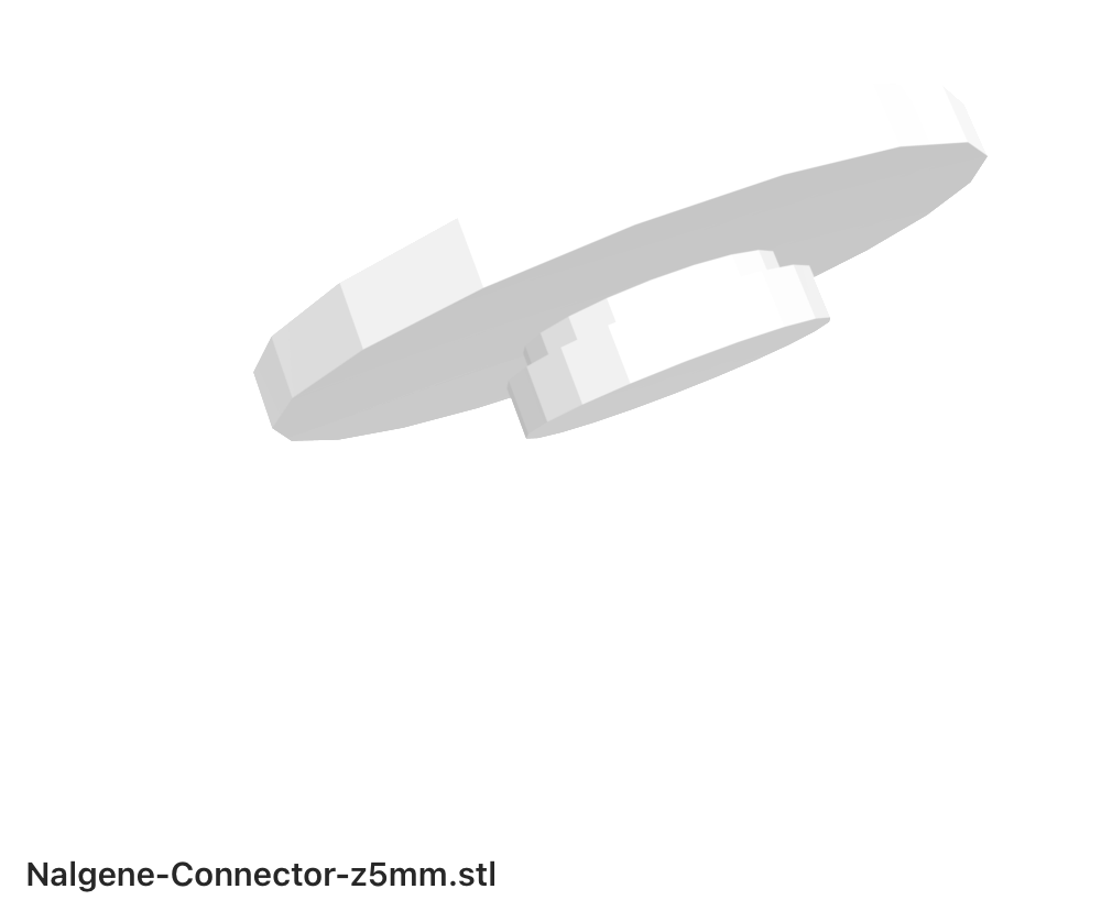 Miniatura 3 do modelo 3D Nalgene Strap Connector