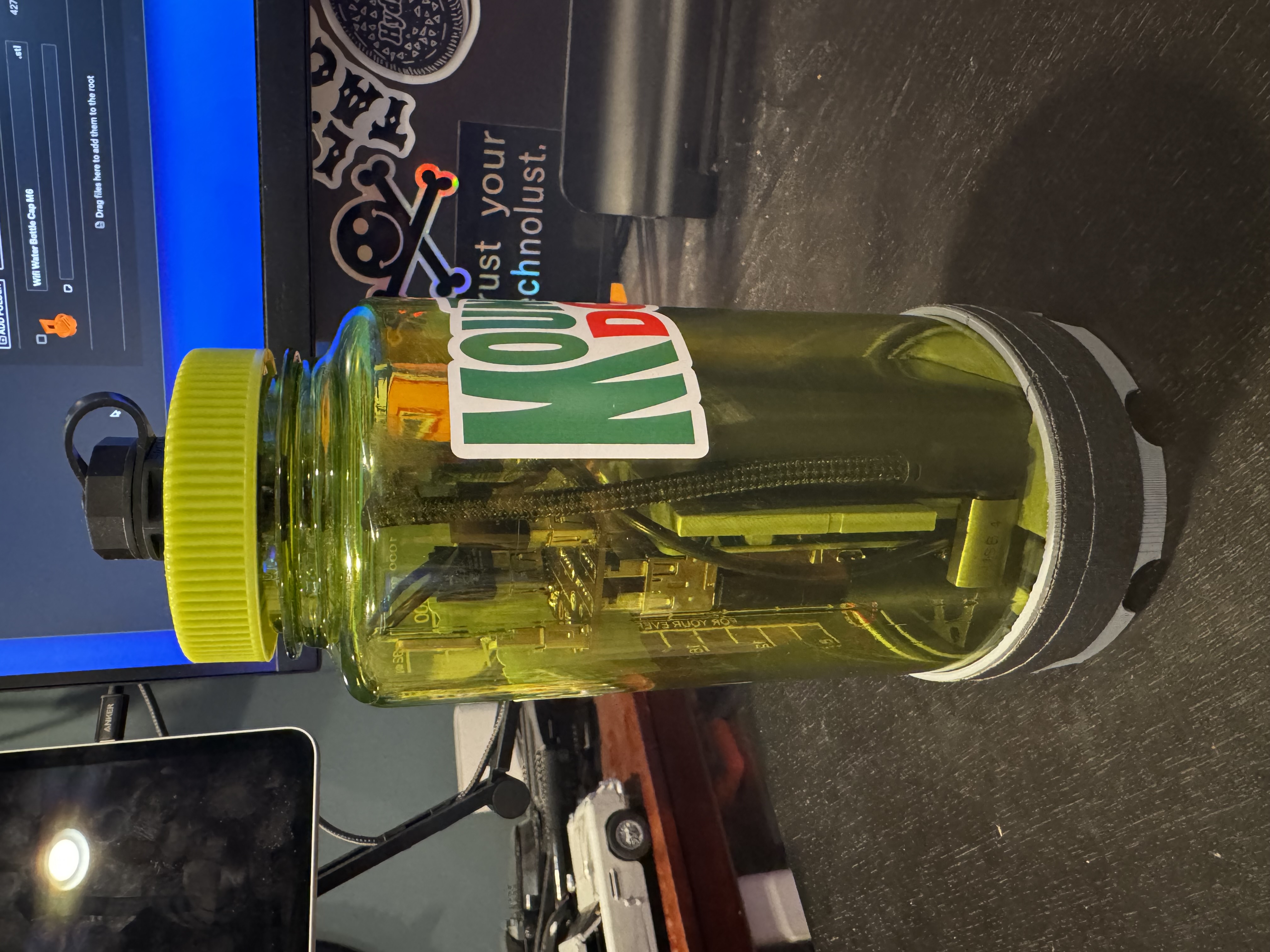 Wifi Water Bottle Skeleton