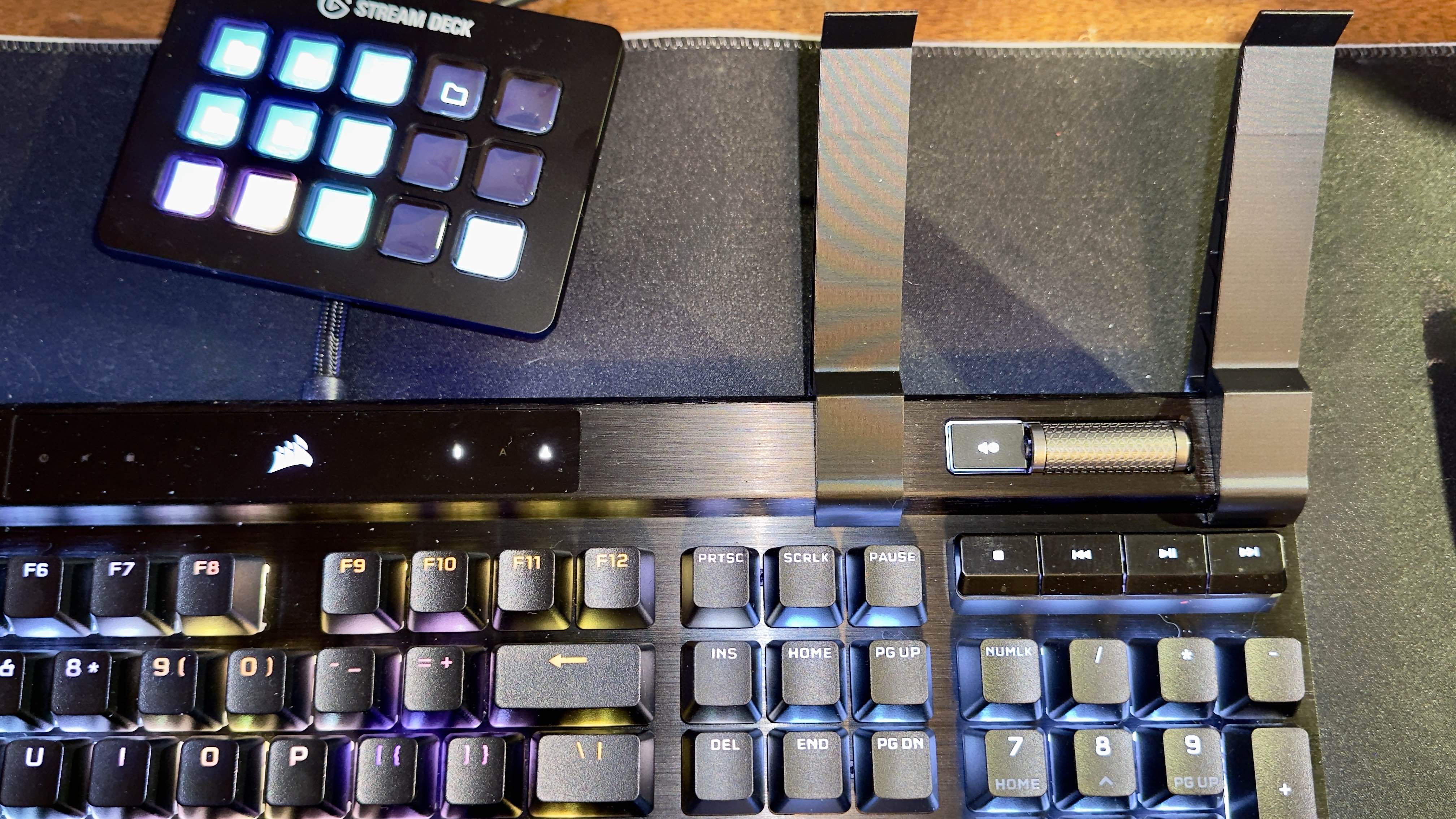 Corsair K100 Mount for Stream Deck MK2 (15-Button)