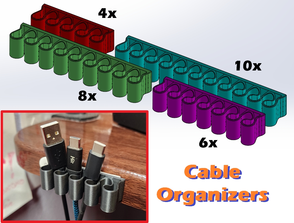 #0195 Charging Cable Organizer [Multiple Sizes]