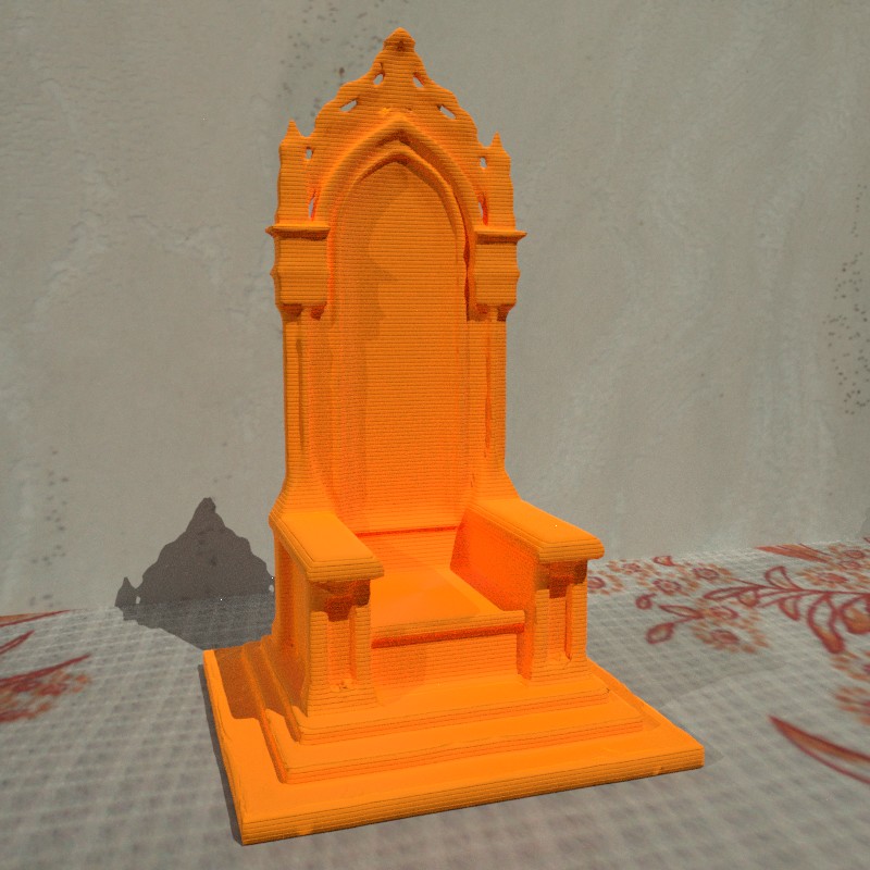 Kings Throne Tabletop  QUADS Mesh