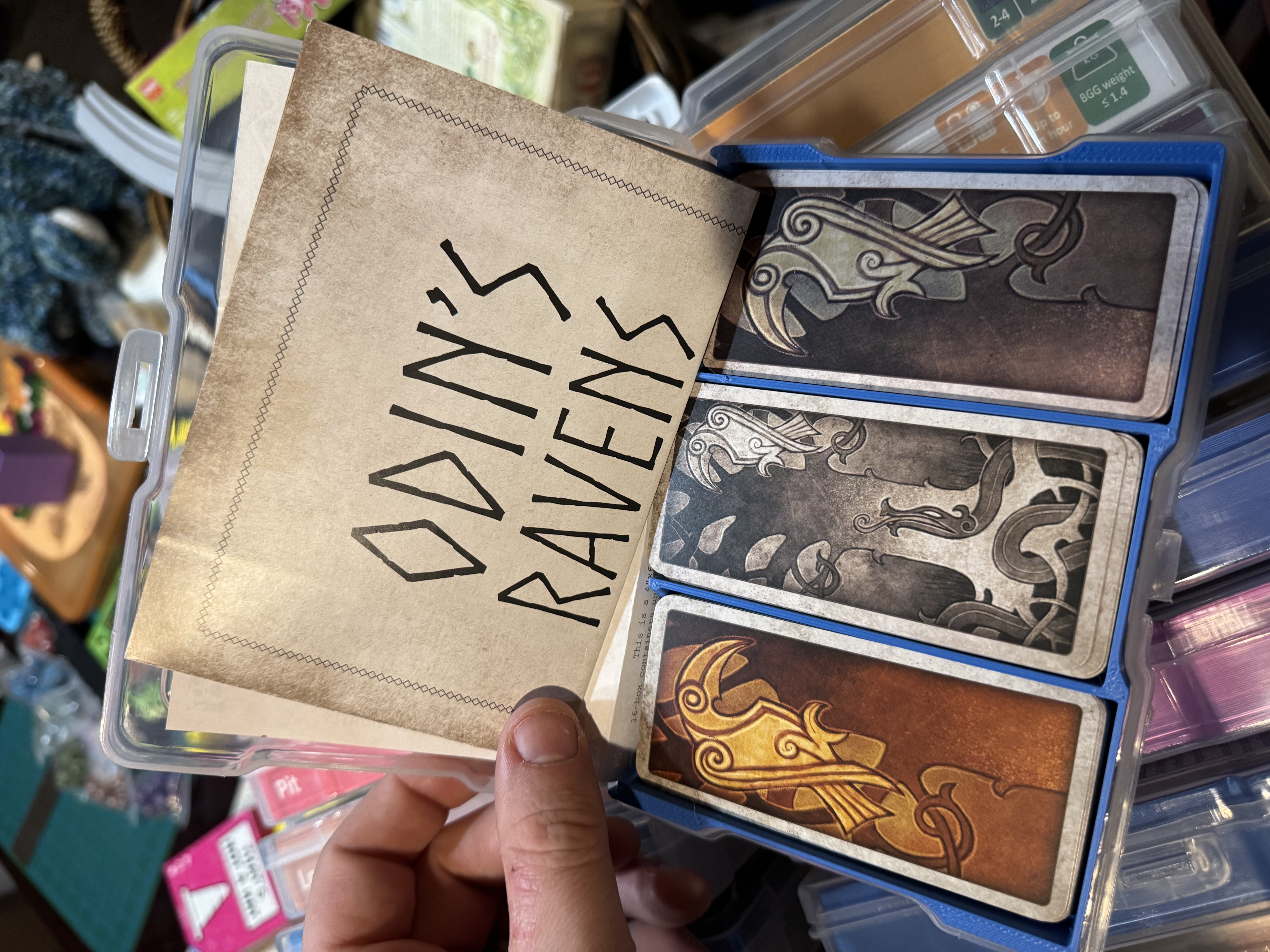 Odin's Ravens cardgame photocaddy insert