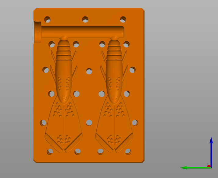 SlingCraw 3,5'' - Injection Fishing Mold