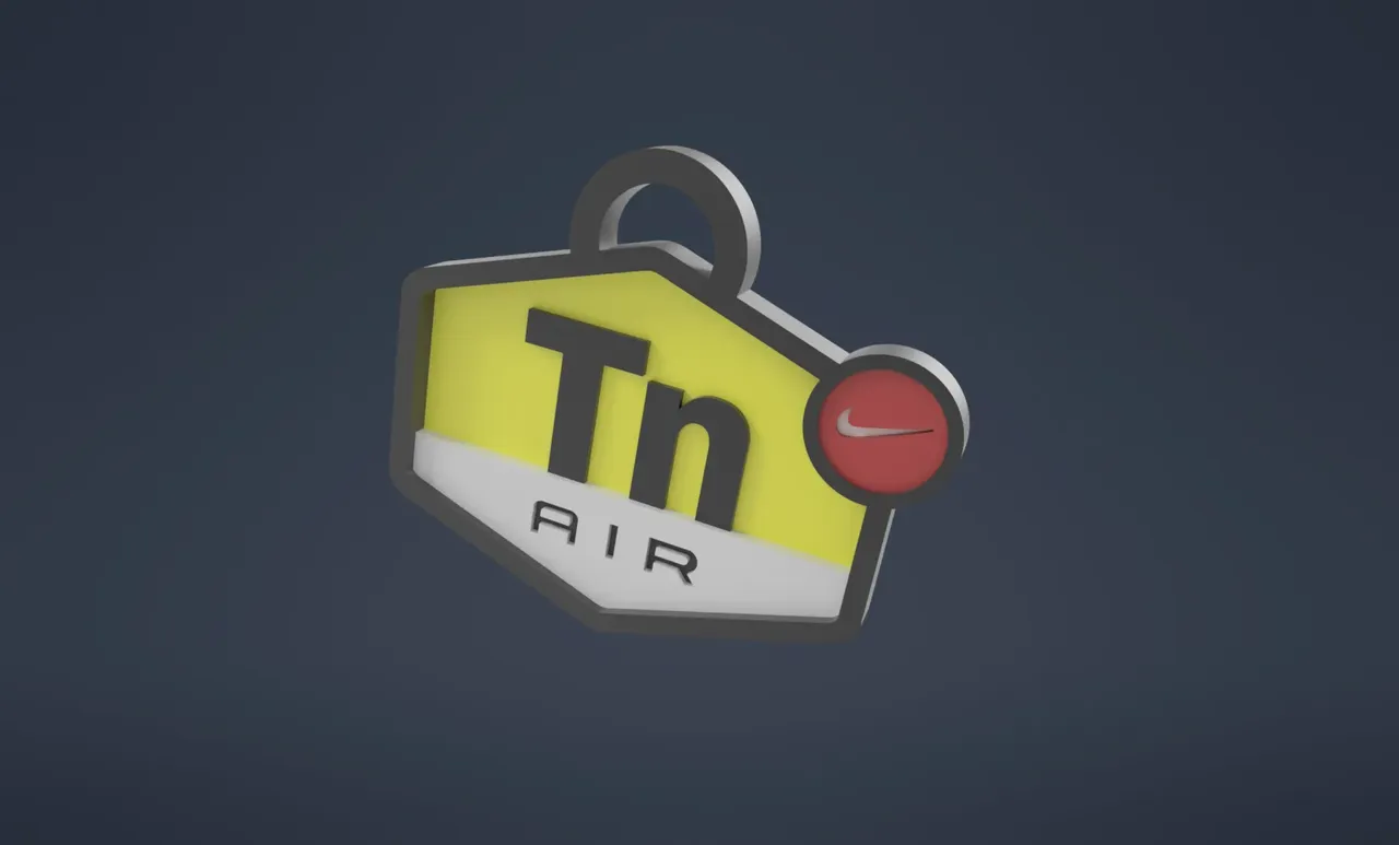Nike Tn logo keychain Victor Francey | Download STL model Printables.com