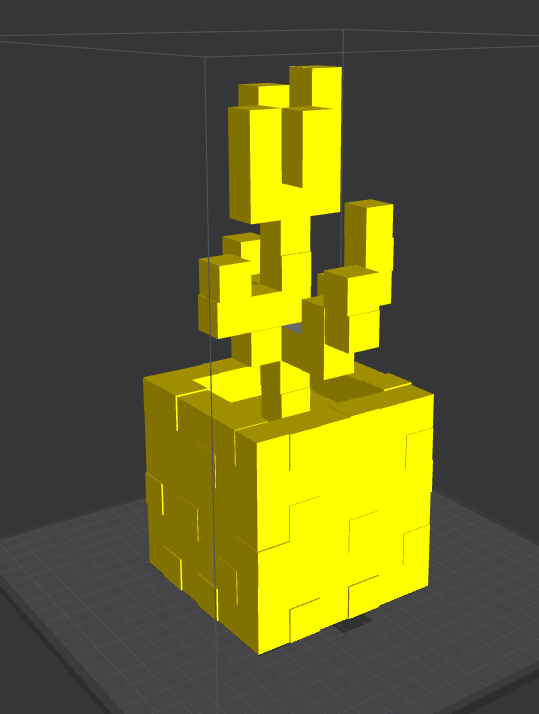 Miniatura 3 do modelo 3D Minecraft flower - tulip