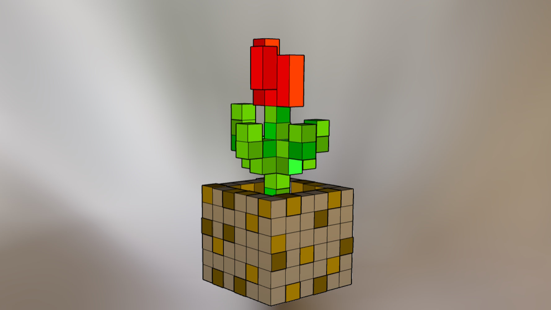 Minecraft flower - tulip