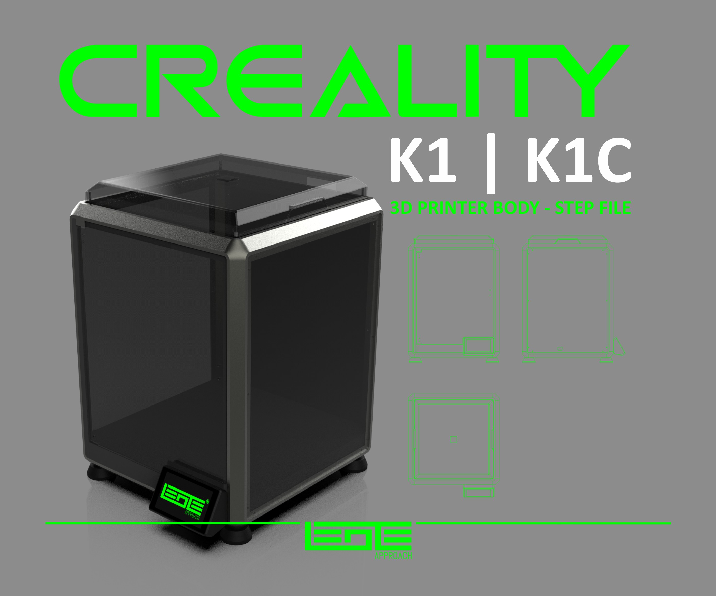 CREALITY K1 | K1C | K1SE - 3D MODEL