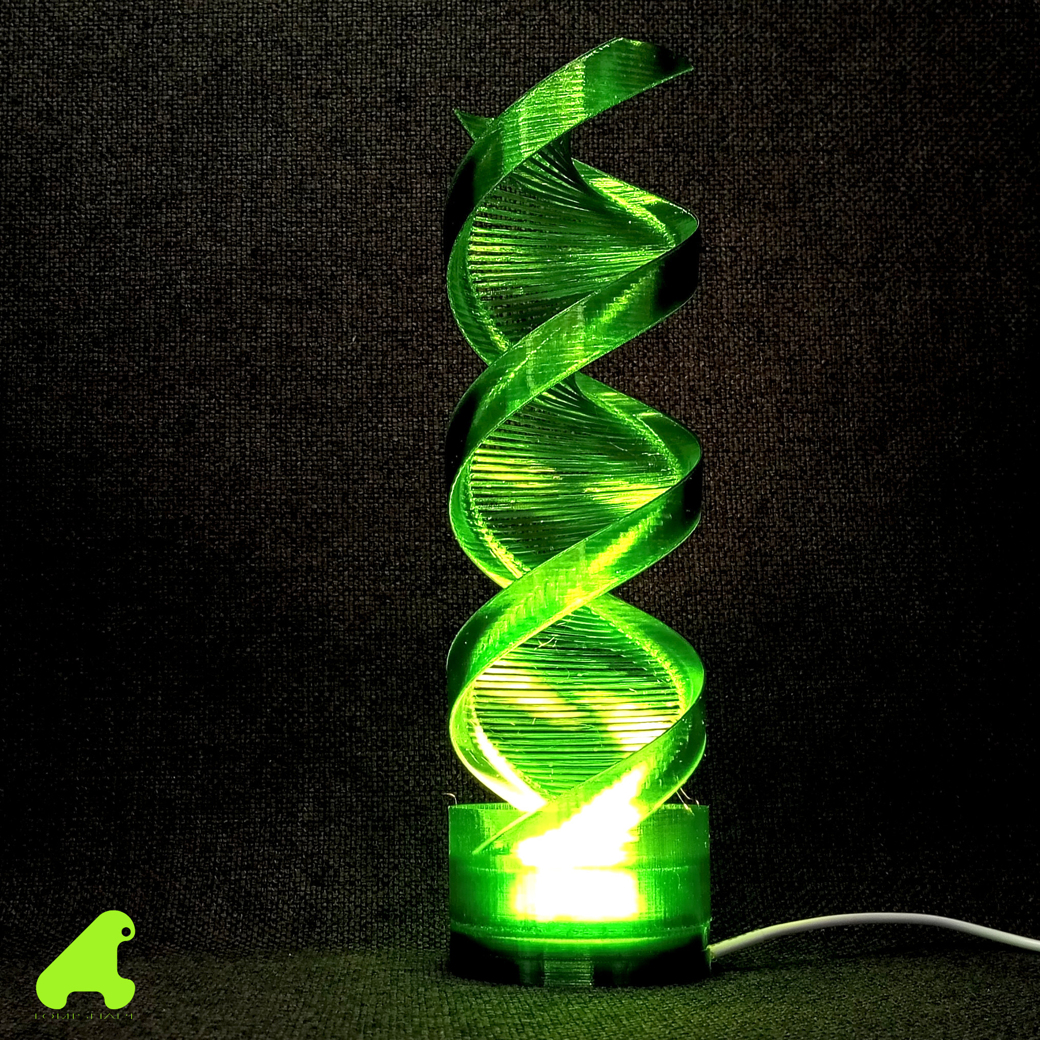Spirale lumineuse – Décoration d’intérieur avec kit lampe LED