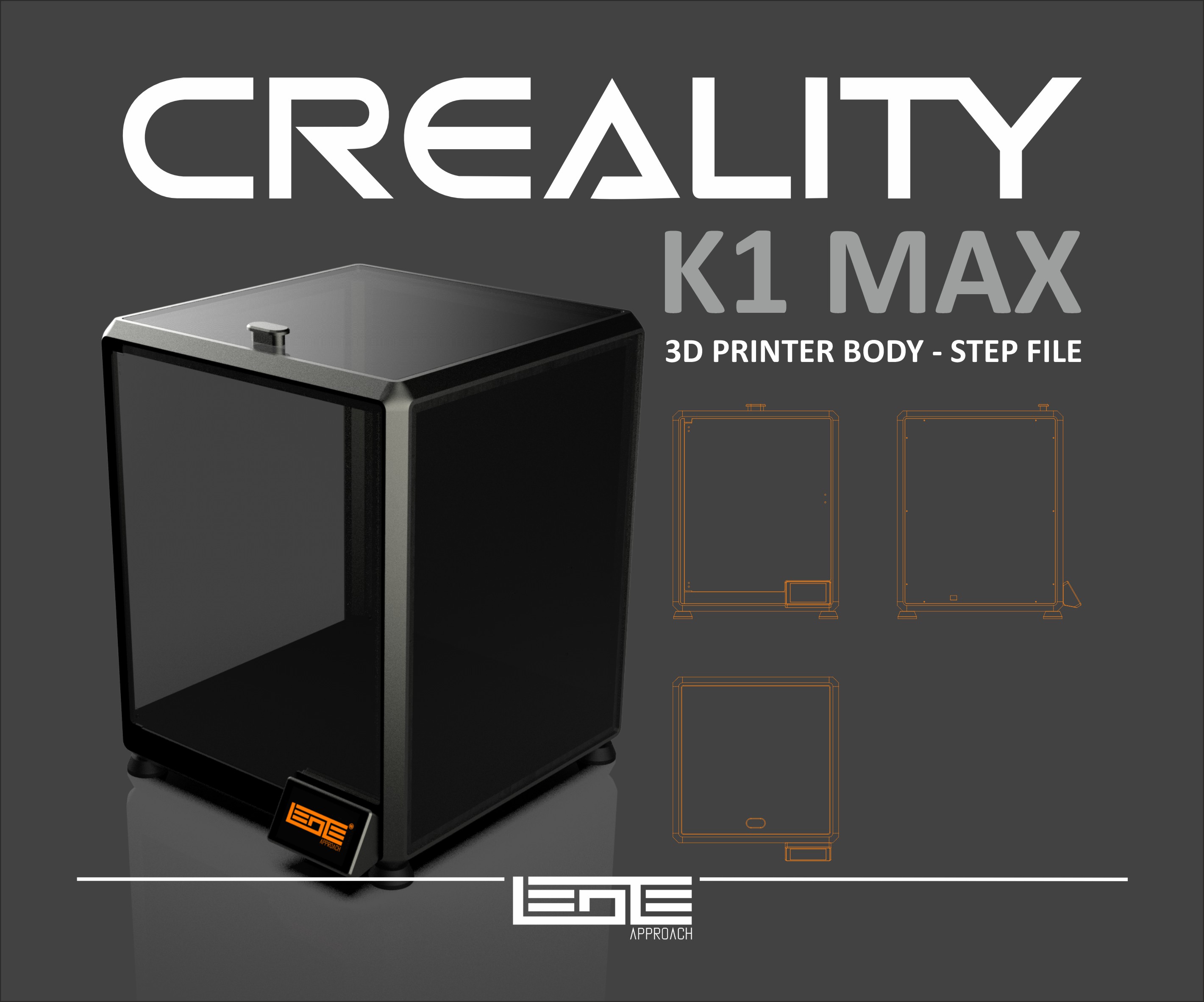 CREALITY K1max - 3D MODEL