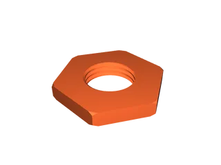 Ender 3 encoder nut M7x0.75 by Punkelopment | Download free STL model ...