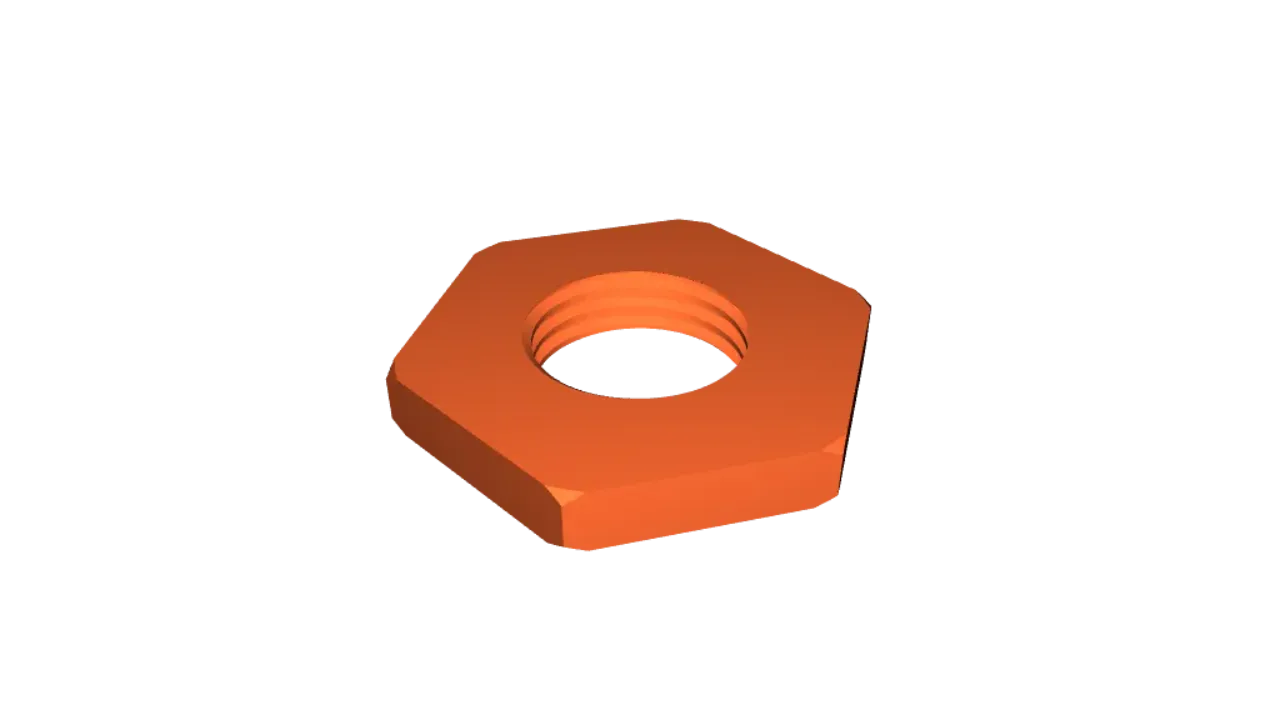 Ender 3 encoder nut M7x0.75 by Punkelopment | Download free STL model ...