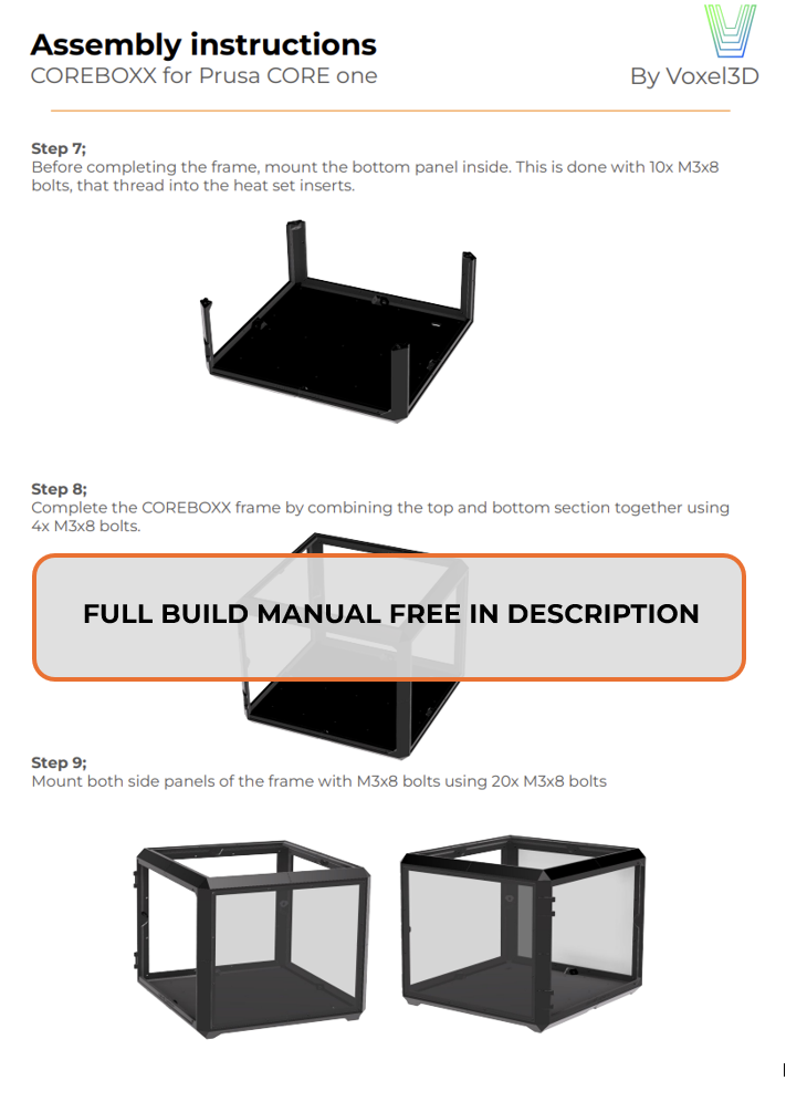 Miniatura 5 do modelo 3D PRUSA CORE one - COREBOXX