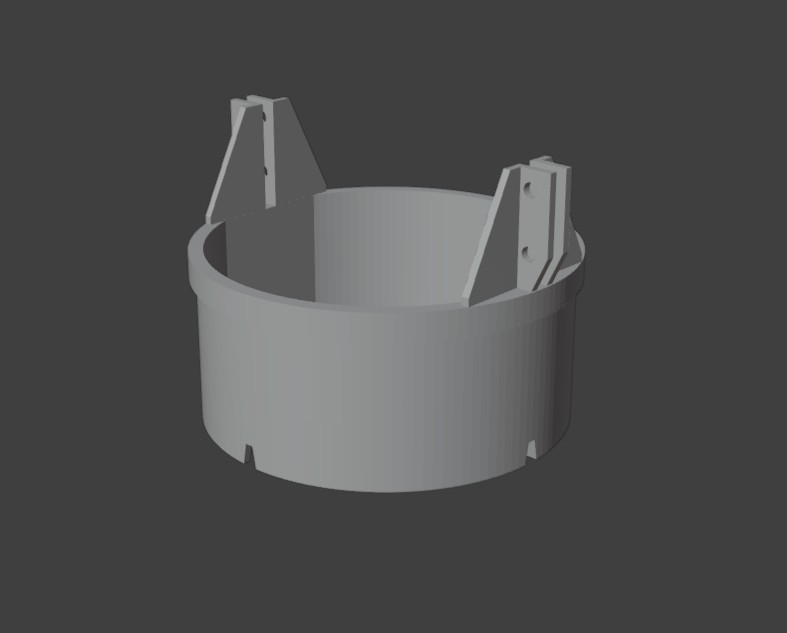 Bresc's EDF TVC drone 80mm main body top part