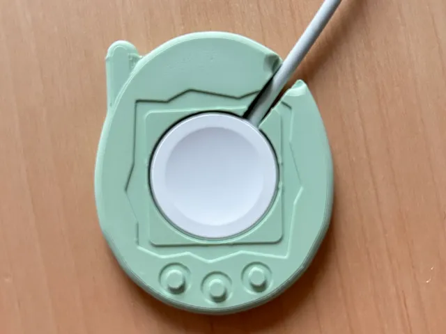 Tamagotchi Apple Watch charger holder