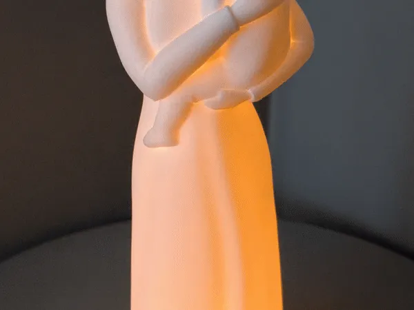 Mother holding child Remix for Tealight-Tea Light