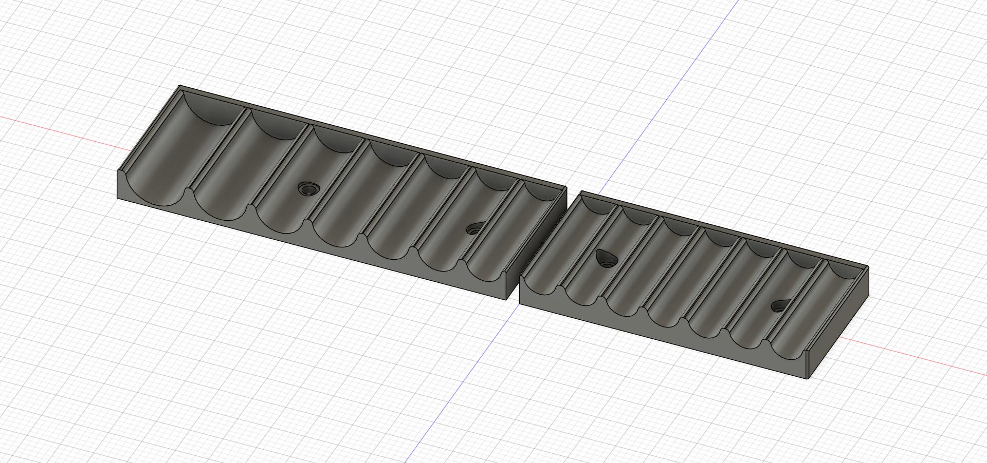Toolgrid 1/4" deep socket tray