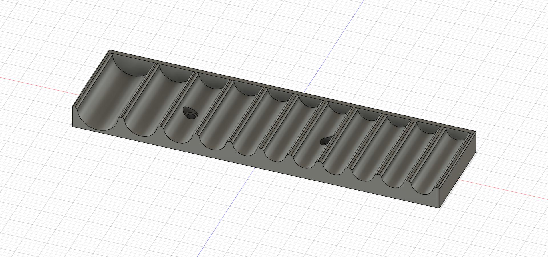 Toolgrid 1/4" deep socket tray — thumbnail 2