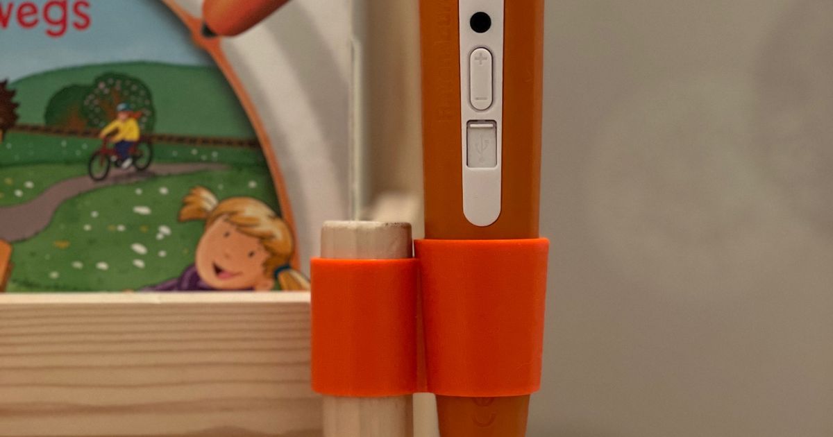 TipToi Pen holder for IKEA FLISAT children's bookshelf by Spyder7022