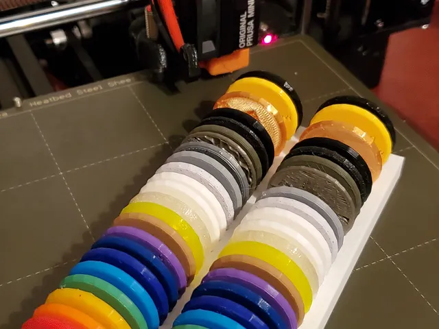 Stackable Filament Sample Coin Holder