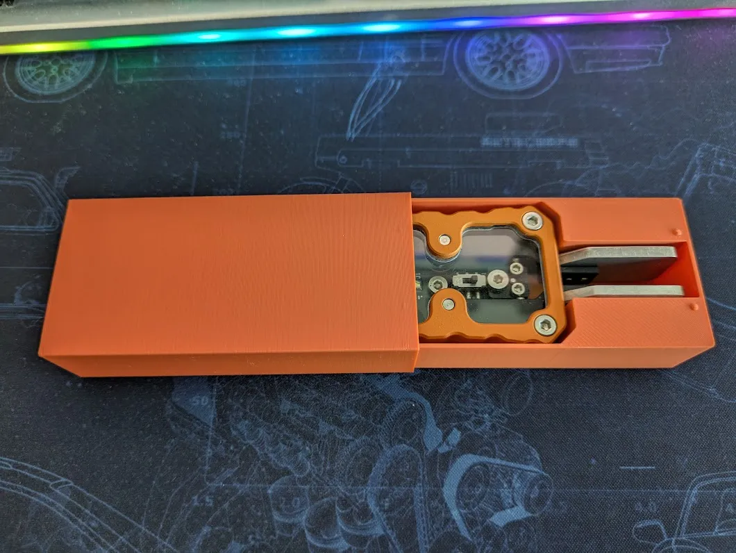 Modern Morse Nameless CW Key Case by Zortness | Download free STL