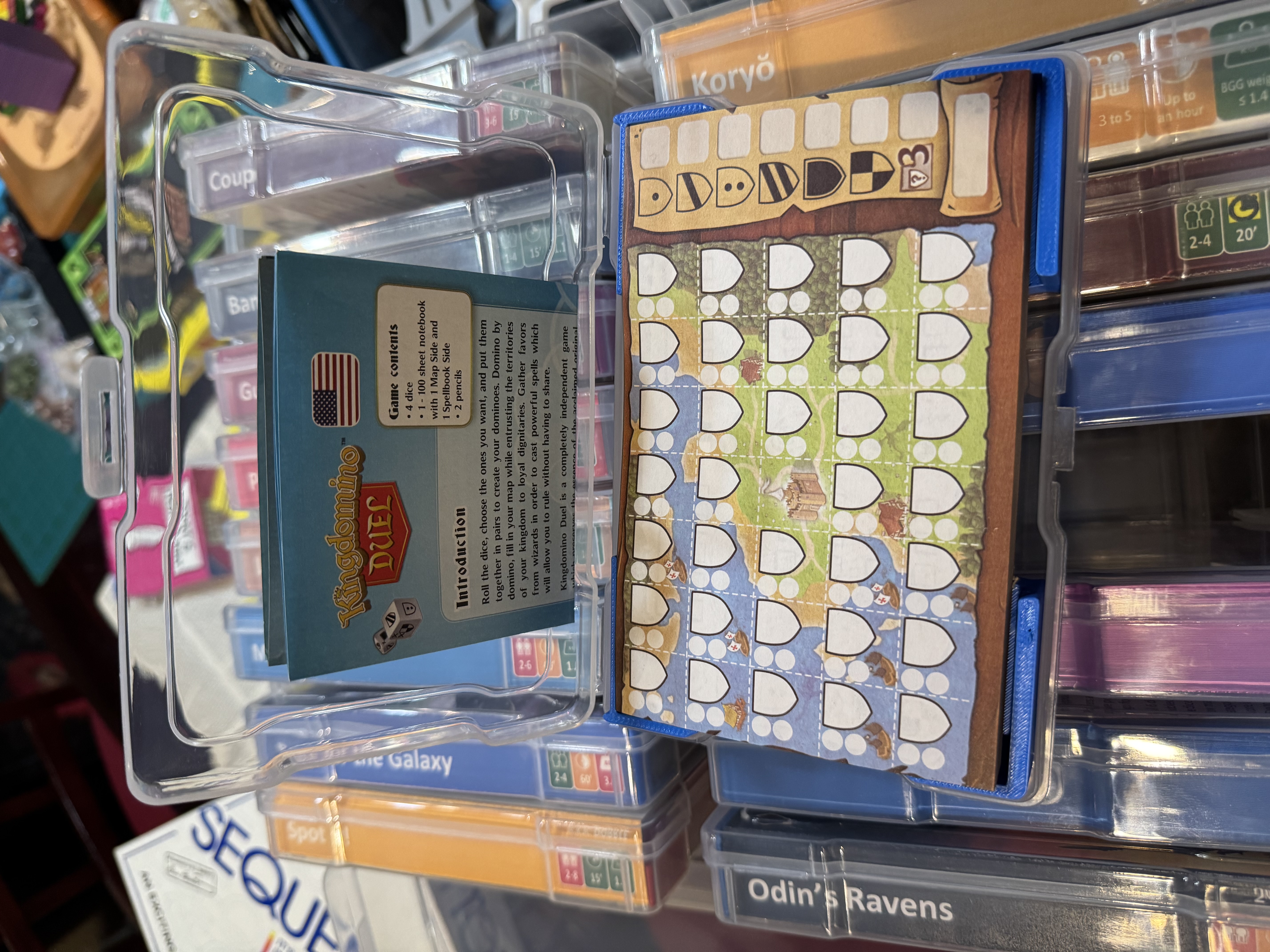 Kingdomino Duel Photocaddy insert