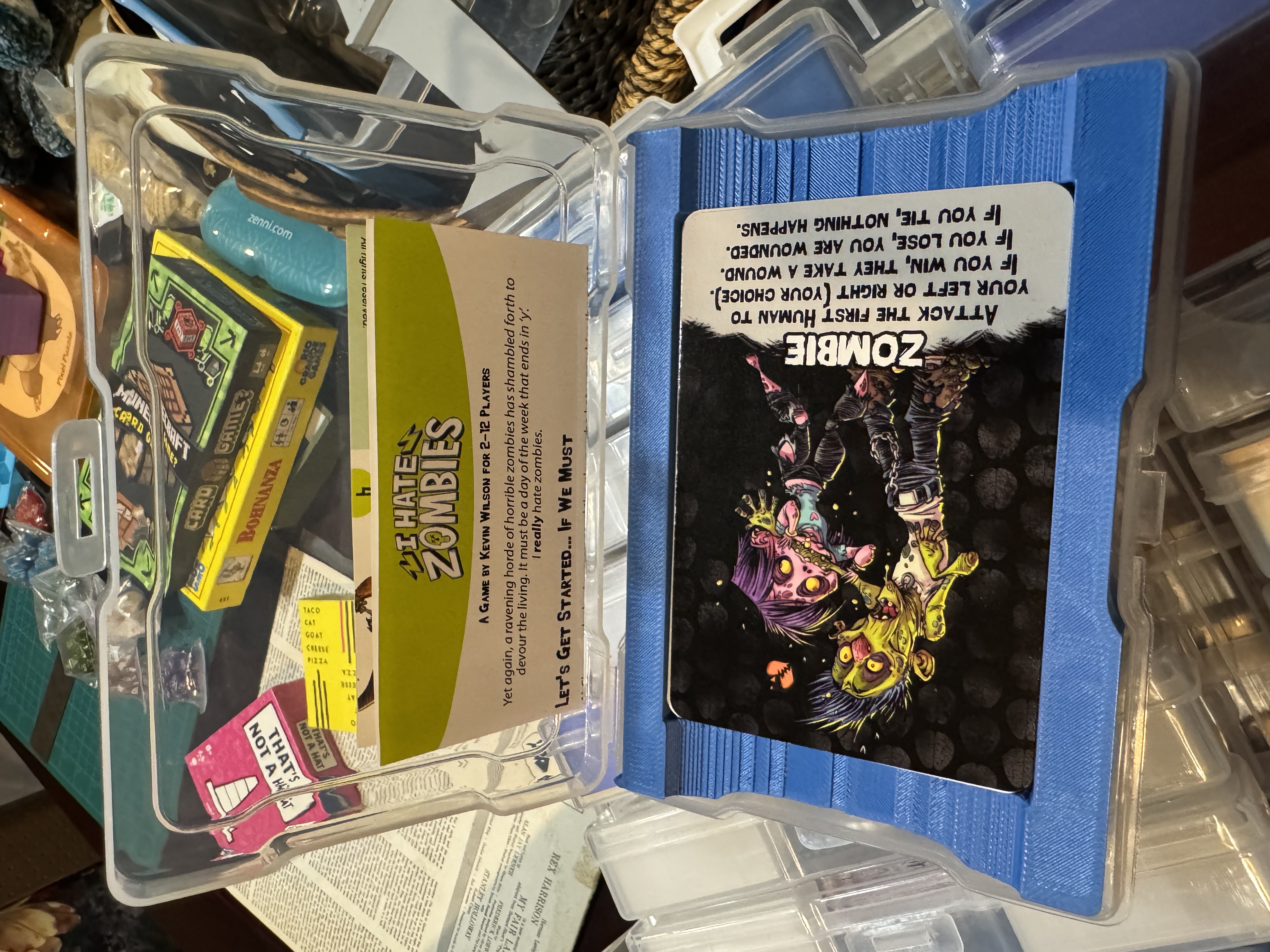 I Hate Zombies photocaddy insert
