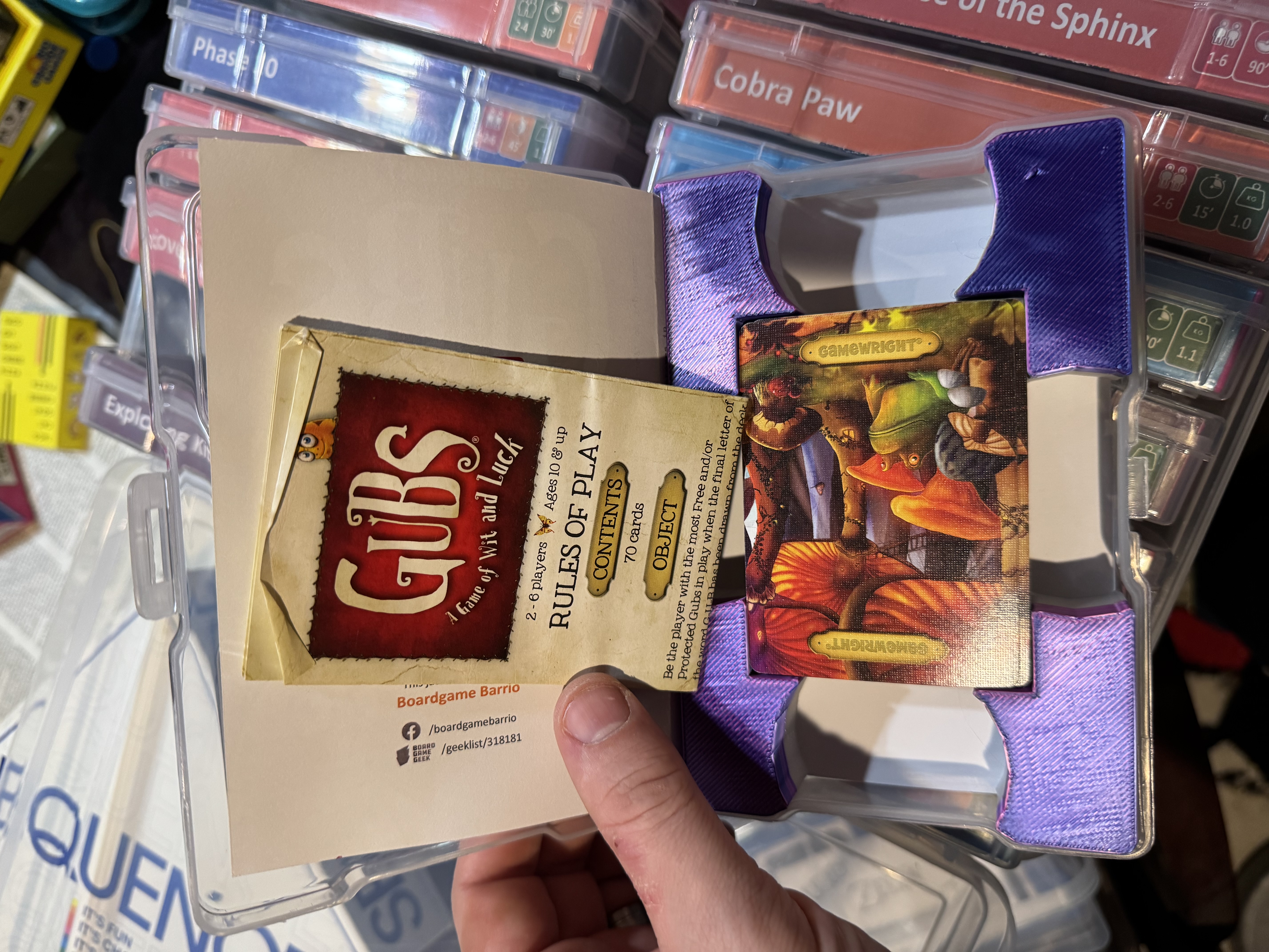 Gubs Photocaddy insert