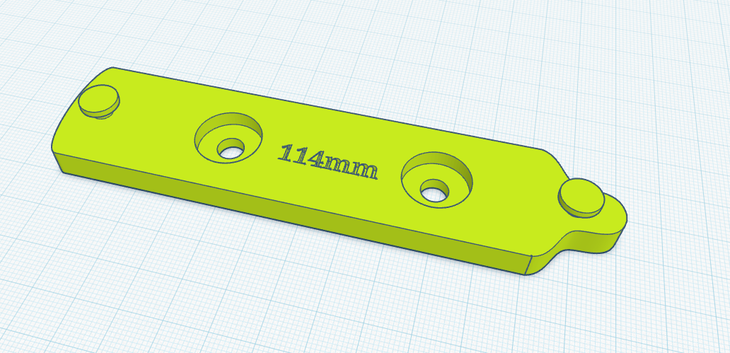 Ryobi 114mm Spaced Charger holder for Multiboard
