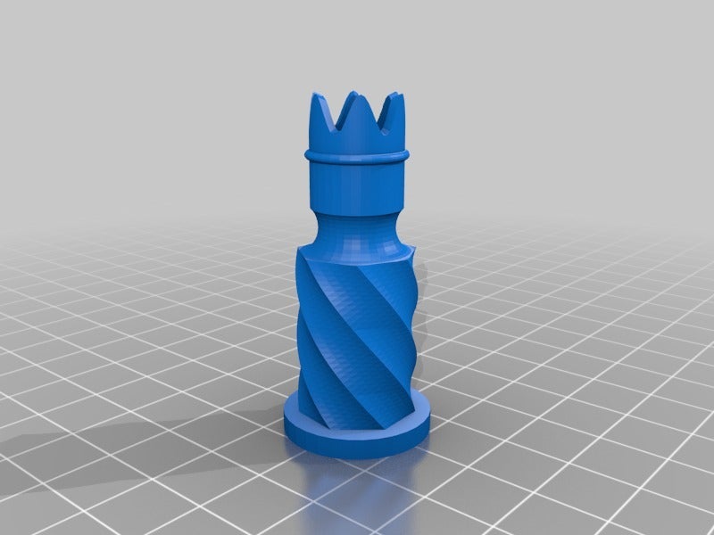 Miniatura 2 do modelo 3D Column Chess Set 1