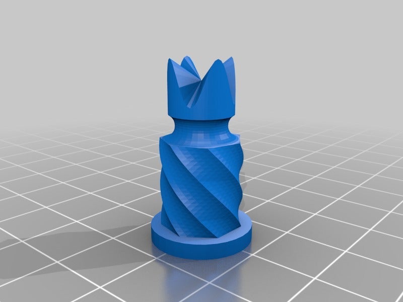 Miniatura 3 do modelo 3D Column Chess Set 1