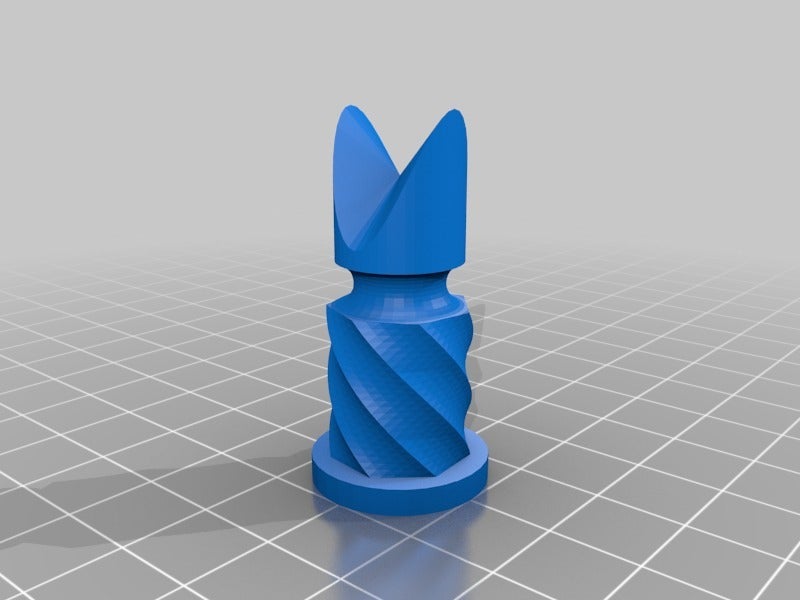 Miniatura 5 do modelo 3D Column Chess Set 1
