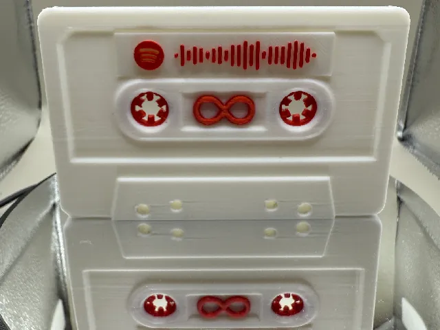 Two Sided Retro Cassette Tape w/Spotify Tab Optional