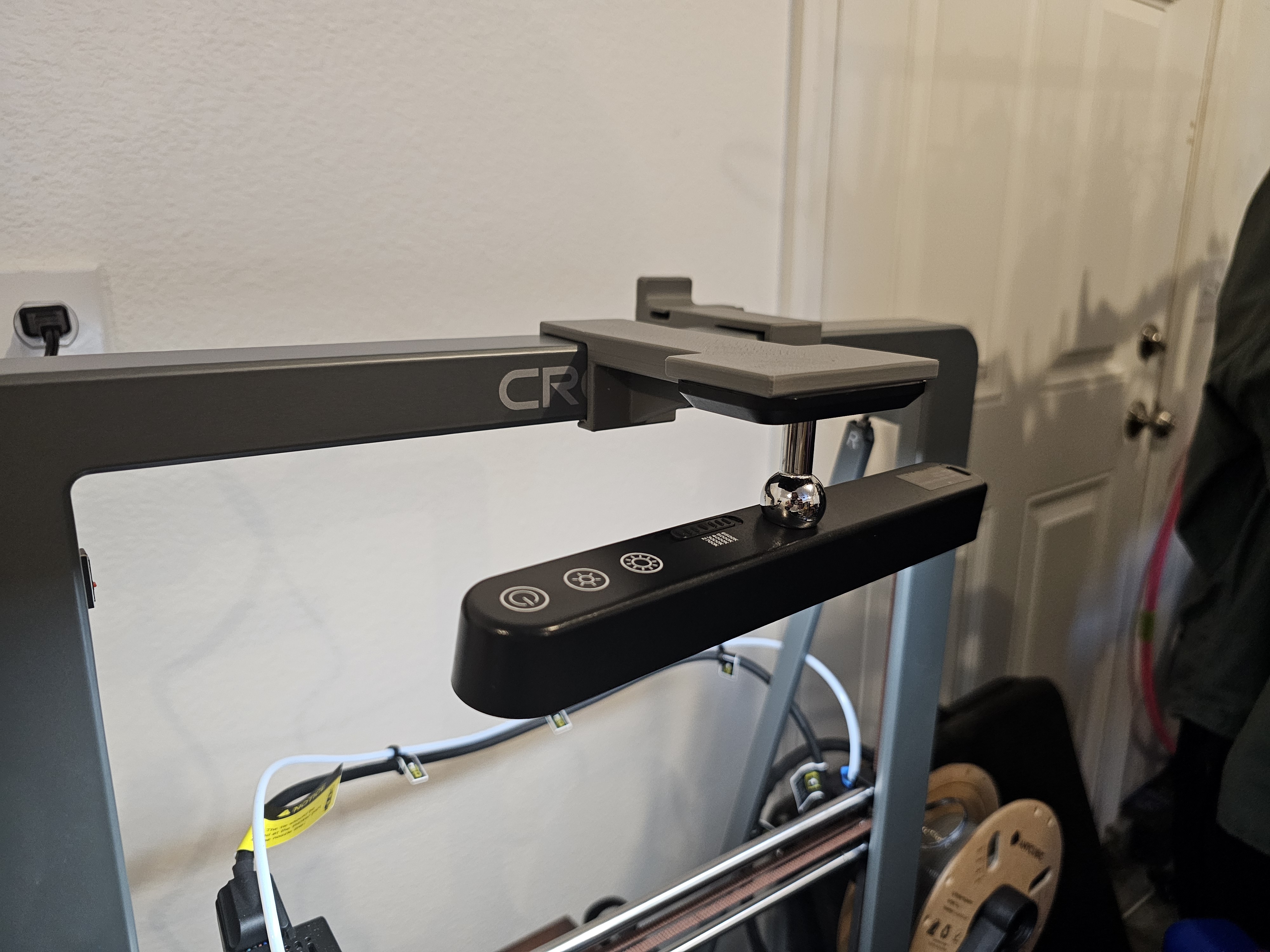 Center Mount Light Hangar for Ender 3 V3 Plus 3D model thumbnail