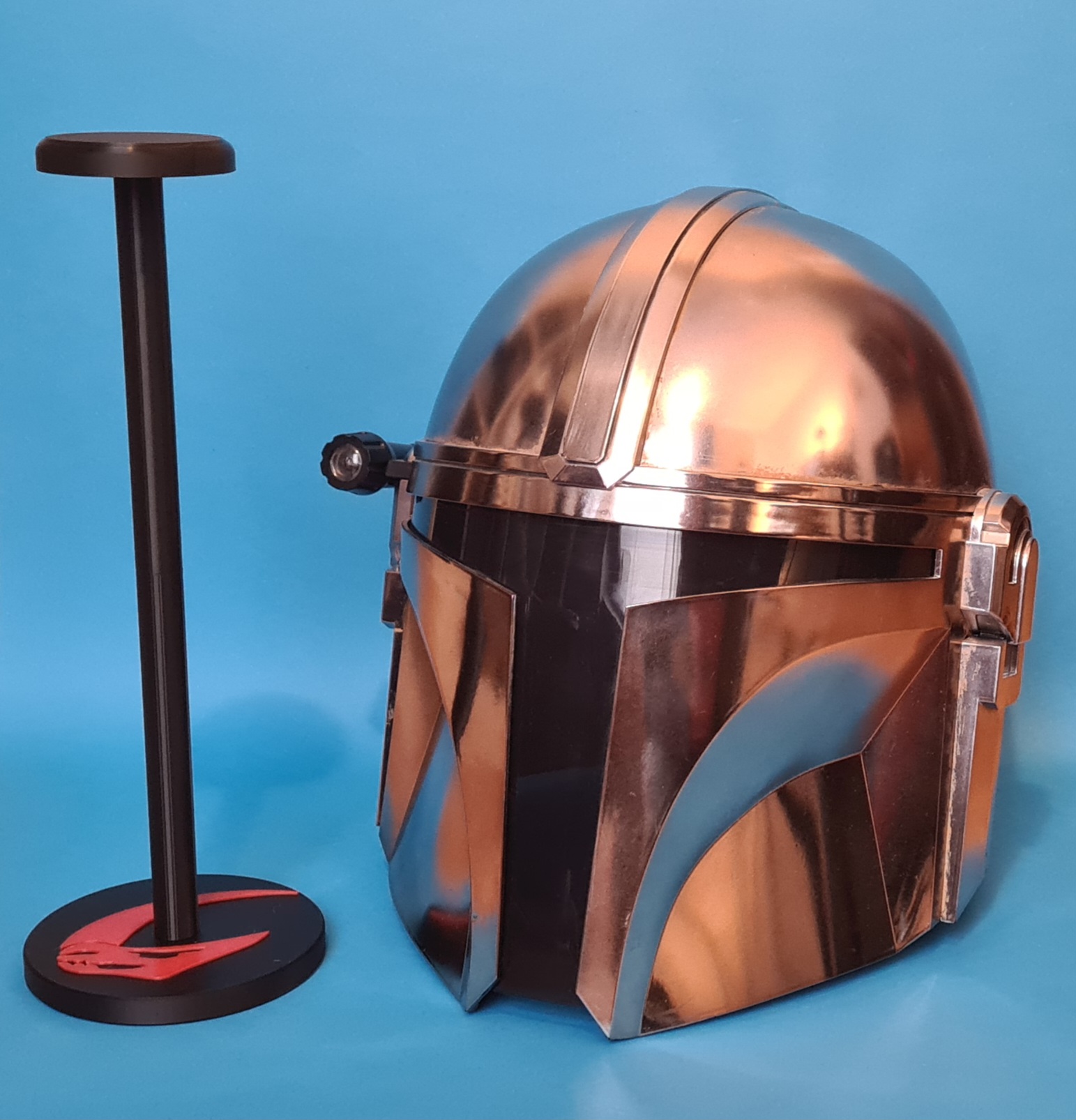 Star wars mandalorian helmet stand kit for display