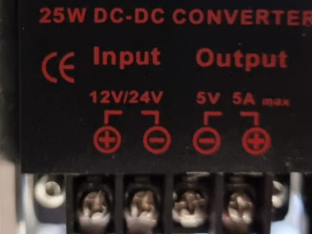 TOBSUN DC-DC 24V/12V to 5V converter din rail mount
