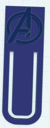 Avengers Logo Bookmark