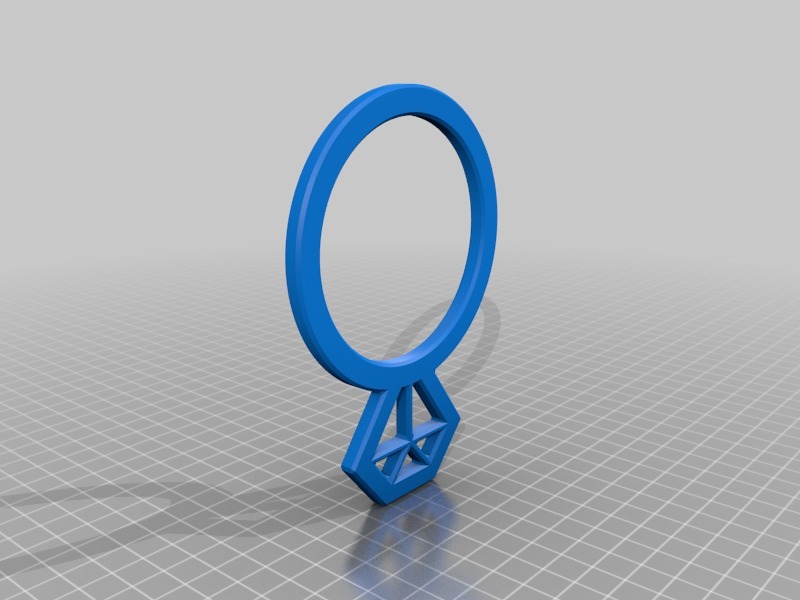 Jumbo Wedding Ring Prop by Redbeard On Rye Download free STL model