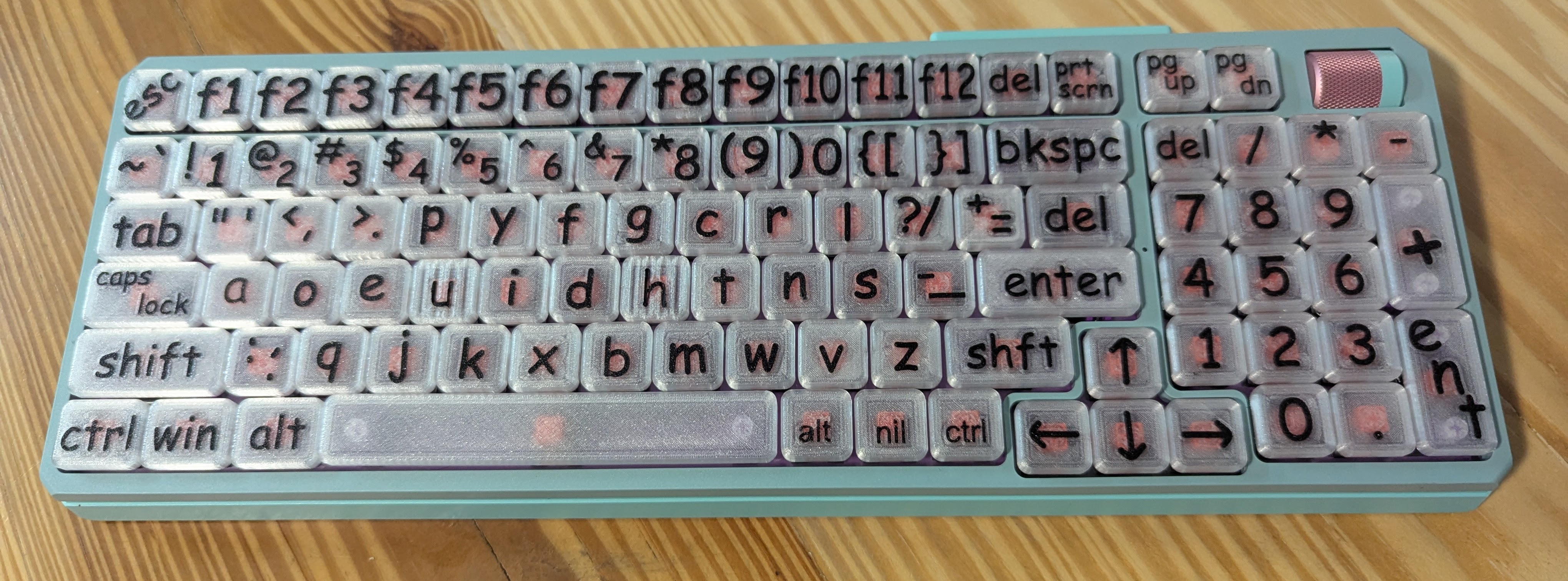 Low Profile Comic Sans Keycaps
