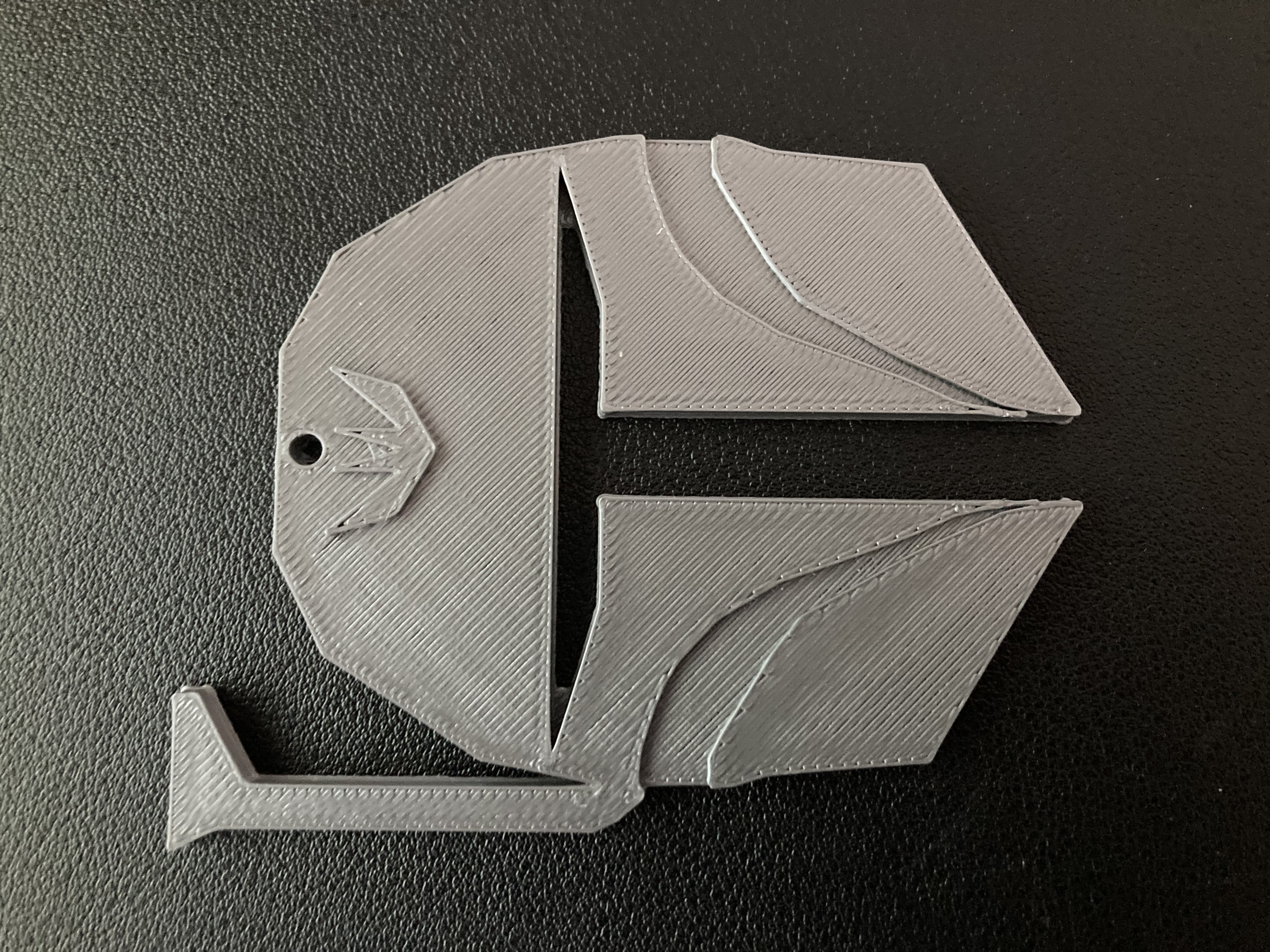 Mandalorian Helmet key chain