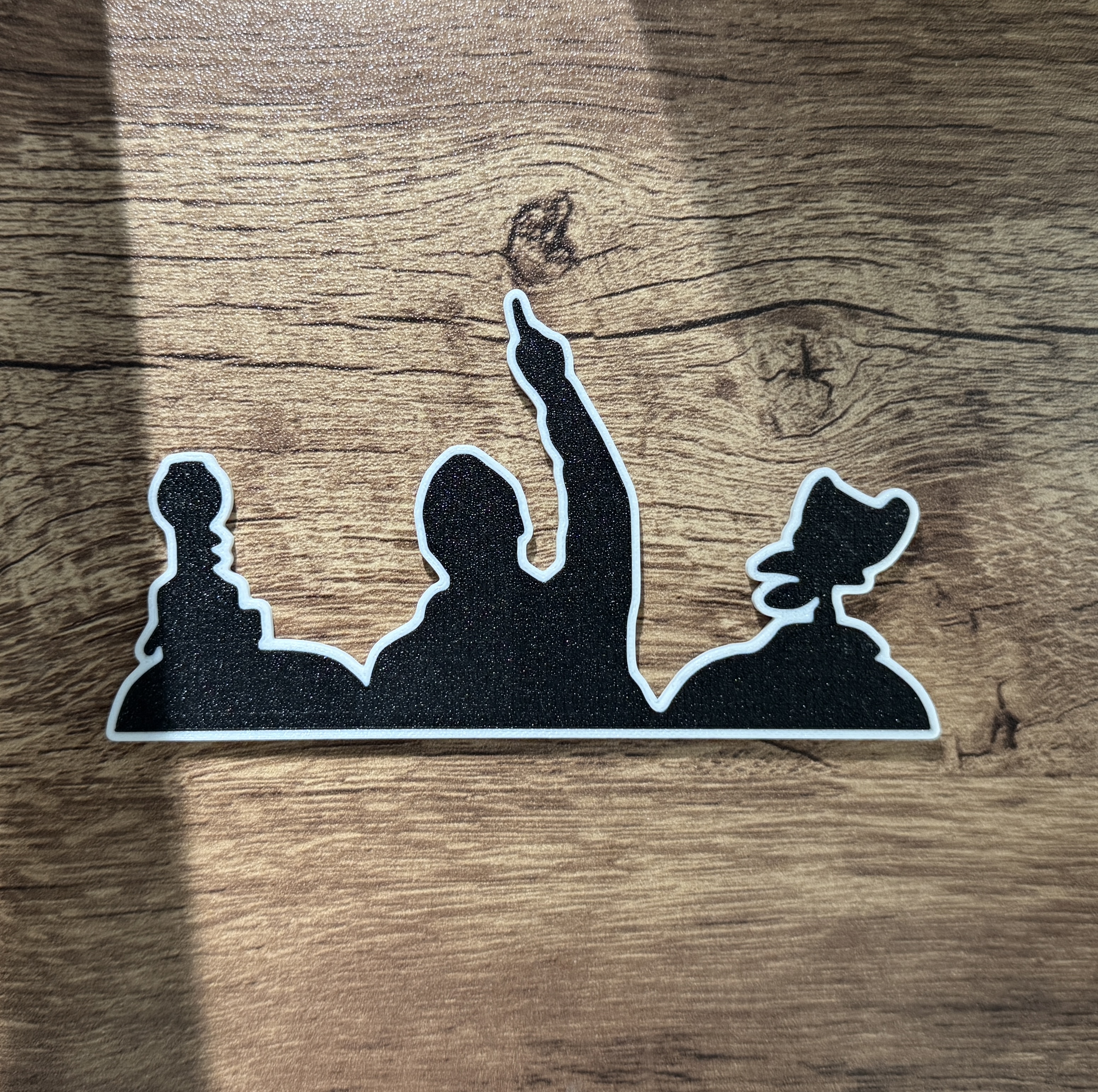 MST3K Silhouette Magnet (multi-color)(8x3mm magnets)