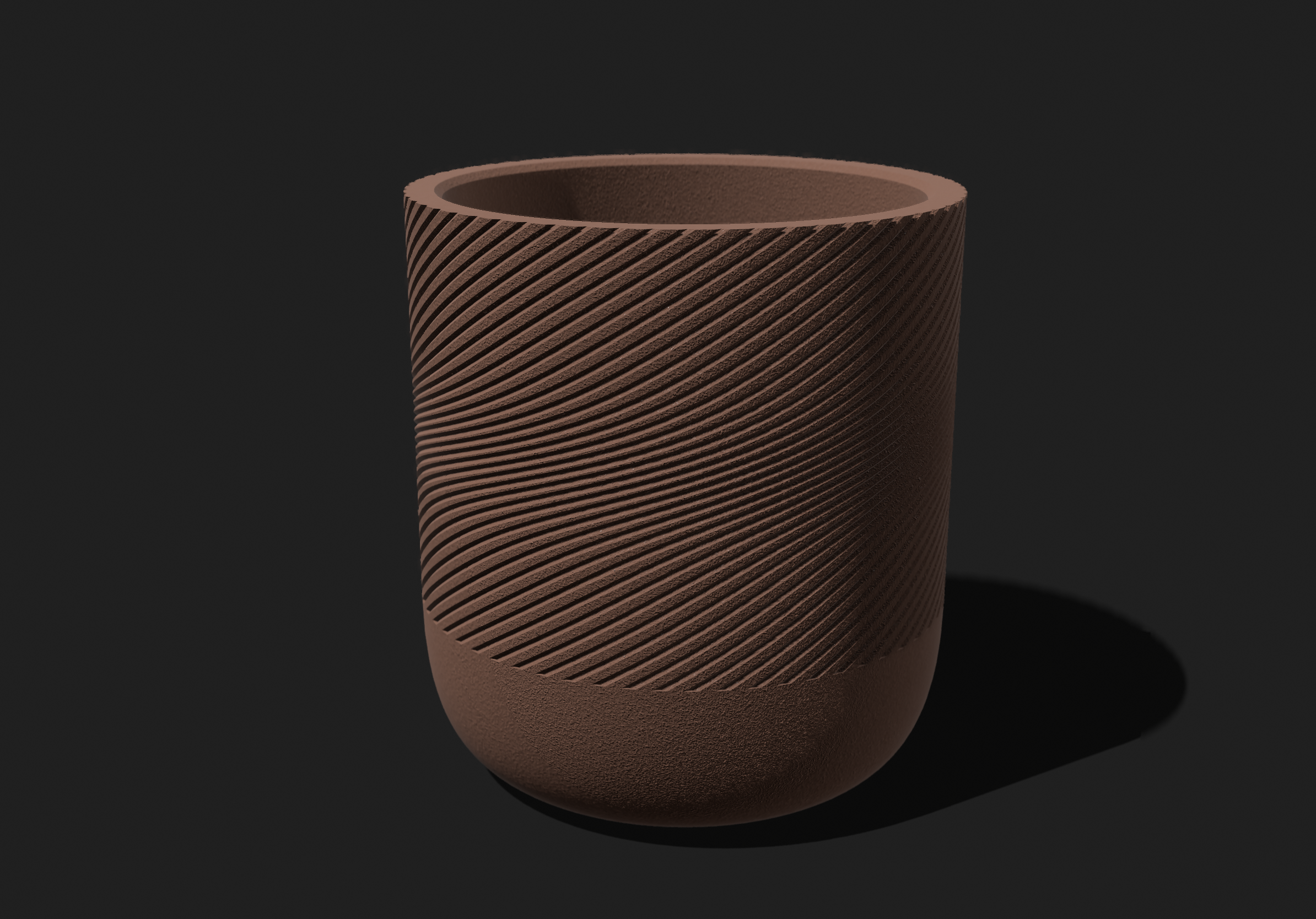 Wavy Flower Pot