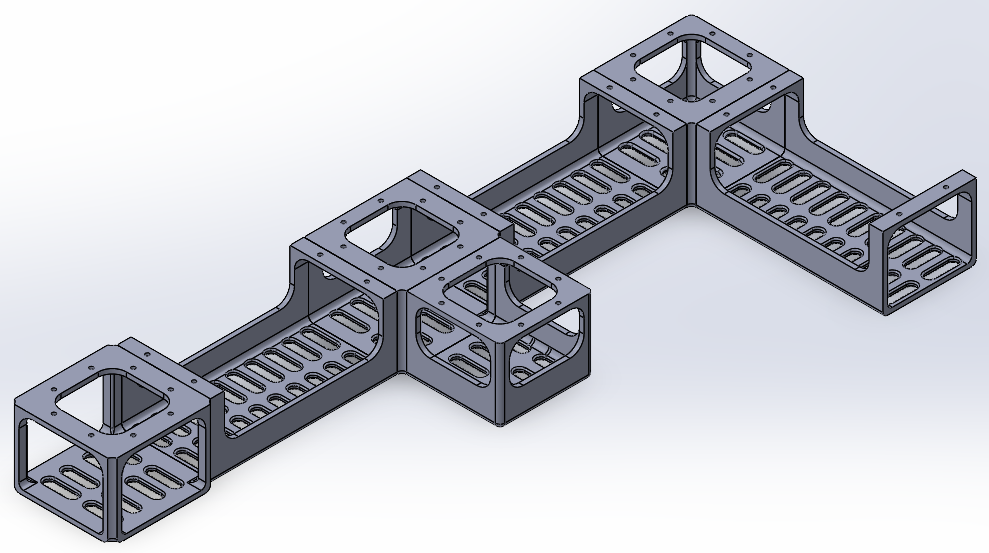 Miniatura 3 do modelo 3D Under Desk Cable Tray