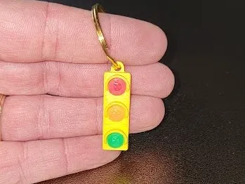 Traffic Light Keychain
