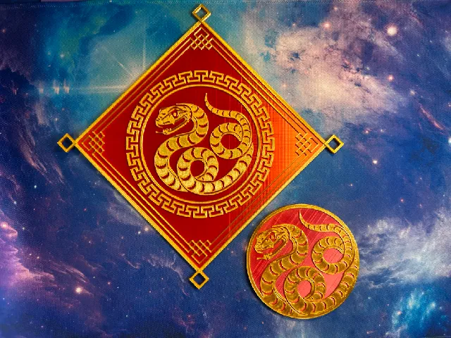 Chinese New Year Snake Wall Decoration & Coaster