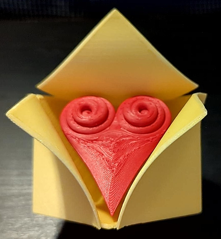 Decorative Heart in an Opening Box