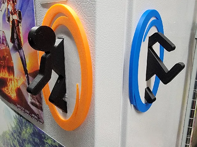 Portal Man Remix - 10x3 Magnets